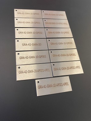 Stainless steel labels