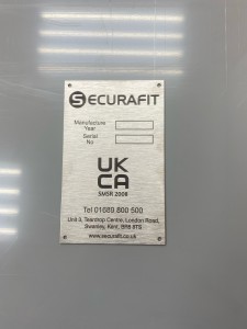 Stainless steel identification label