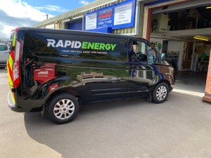 Rapid energy vehicle signage